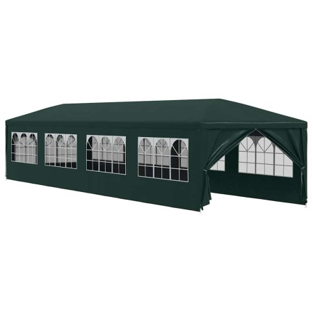 Carpa para fiestas verde 3x12 m