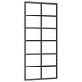 Schiebetür mit ESG-Glas und Aluminiumbeschlägen 90x205 cm von vidaXL, Türen - Ref: Foro24-3081959, Preis: 218,78 €, Rabatt: %