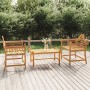 Sillas de jardín 2 unidades madera maciza de teca 91x62x94 cm de vidaXL, Sillas de jardín - Ref: Foro24-319151, Precio: 256,3...