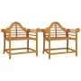 Garden chairs 2 units solid teak wood 91x62x94 cm by vidaXL, Garden chairs - Ref: Foro24-319151, Price: 253,12 €, Discount: %