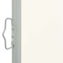 Toldo lateral retráctil para patio 100x300 cm crema