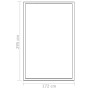 Invernadero de aluminio 302x190x195 cm 11,19 m³ en Invernaderos | Comprar online en Foro24