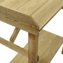 Mesa de jardinera madera de pino impregnada 75x40x90 cm