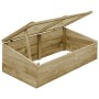 Invernadero de madera de pino impregnada 100x50x35 cm en Invernaderos | Comprar online en Foro24
