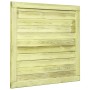 Puerta de valla de madera de pino impregnada 100x100 cm