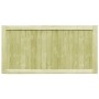Puertas de valla madera de pino impregnada 300x75 cm 2 uds