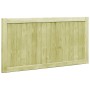Puertas de valla madera de pino impregnada 300x75 cm 2 uds
