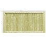 Puertas de valla madera de pino impregnada 300x75 cm 2 uds