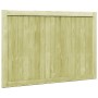 Puertas de valla madera 2 uds de pino impregnada 300x100 cm