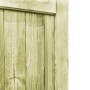 Puertas de valla madera 2 uds de pino impregnada 300x100 cm