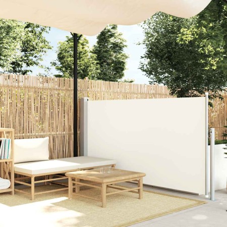 Toldo lateral retráctil 120x300 cm crema