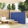 Toldo lateral retráctil 120x300 cm azul