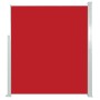 Toldo lateral retráctil 120x300 cm rojo