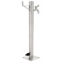 Columna de agua de jardín acero inoxidable redonda 65 cm