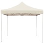 Carpa plegable profesional de aluminio crema 3x3 m