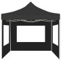 Carpa plegable profesional con paredes aluminio antracita 3x3 m