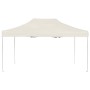 Carpa plegable profesional de aluminio crema 4,5x3 m