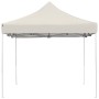 Carpa plegable profesional de aluminio crema 4,5x3 m