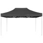 Carpa plegable profesional de aluminio gris antracita 4,5x3 m