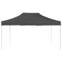 Carpa plegable profesional de aluminio gris antracita 4,5x3 m