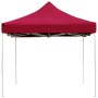 Carpa plegable profesional de aluminio rojo vino tinto 4,5x3m
