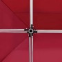 Carpa plegable profesional de aluminio rojo vino tinto 4,5x3m