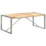 Esstisch aus massivem, rauem Mangoholz, 200 x 100 x 75 cm von vidaXL, Küchen- und Esstische - Ref: Foro24-321565, Preis: 338,...