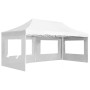 Carpa plegable profesional y paredes aluminio blanco 6x3 m