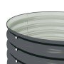 Arriate de acero galvanizado gris 80x80x44 cm en Maceteros y jardineras | Comprar online en Foro24