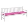 Cushion for garden bench, pink fabric, 200x50x7 cm. by vidaXL, Cushions for chairs and sofas - Ref: Foro24-361657, Price: 29,...