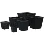 Conjunto de arriates 3 piezas jacinto de agua negro