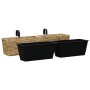 Conjunto de jardineras 2 unidades jacinto de agua
