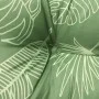 Garden bench cushion leaf print fabric 200x50x7 cm by vidaXL, Cushions for chairs and sofas - Ref: Foro24-361656, Price: 47,7...
