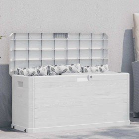 Caja de almacenamiento de jardín 280 L gris claro