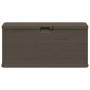 Caja de almacenamiento de jardín 280 L marrón