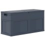 Caja de almacenamiento de jardín 320 L negro