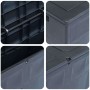 Caja de almacenamiento de jardín 320 L negro
