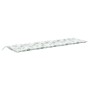 Gartenbank Kissen Stoff Blattdruck 200x50x7 cm von vidaXL, Kissen für Stühle und Sofas - Ref: Foro24-361655, Preis: 33,00 €, ...