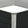 Jardinera elevada acero galvanizado gris antracita 129x129x45cm en Maceteros y jardineras | Comprar online en Foro24