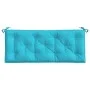Cushion for garden bench in turquoise fabric 120x50x7 cm by vidaXL, Cushions for chairs and sofas - Ref: Foro24-361601, Price...