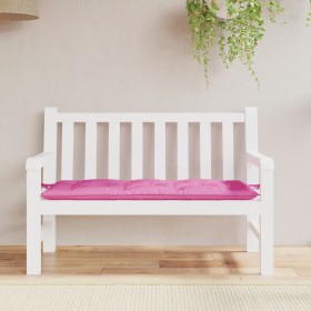 Garden bench cushion pink fabric 120x50x7 cm by vidaXL, Cushions for chairs and sofas - Ref: Foro24-361600, Price: 29,10 €, D...