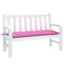 Gartenbankkissen rosa Stoff 120x50x7 cm von vidaXL, Kissen für Stühle und Sofas - Ref: Foro24-361600, Preis: 29,10 €, Rabatt: %