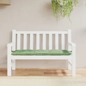 Garden bench cushion leaf print fabric 120x50x7 cm by vidaXL, Cushions for chairs and sofas - Ref: Foro24-361599, Price: 28,5...