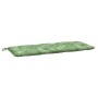Garden bench cushion leaf print fabric 120x50x7 cm by vidaXL, Cushions for chairs and sofas - Ref: Foro24-361599, Price: 30,6...