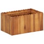Arriate de madera maciza de acacia 50x30x25 cm