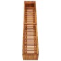 Arriate elevado de madera maciza de acacia 150x30x25 cm
