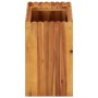 Arriate de madera maciza de acacia 50x30x50 cm en Maceteros y jardineras | Comprar online en Foro24