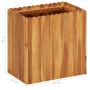 Arriate de madera maciza de acacia 50x30x50 cm en Maceteros y jardineras | Comprar online en Foro24