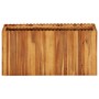 Arriate de madera maciza de acacia 100x30x50 cm