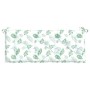 Gartenbank Kissen Stoff Blattdruck 120x50x7 cm von vidaXL, Kissen für Stühle und Sofas - Ref: Foro24-361598, Preis: 22,11 €, ...